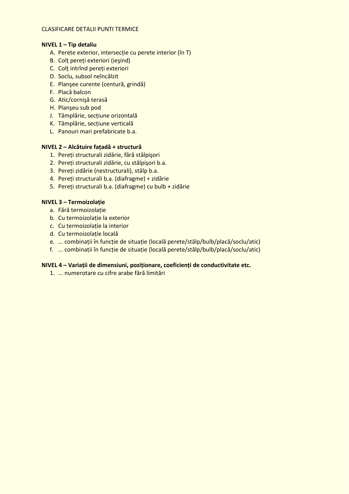Catalog C107, pagina 17 — Clasificare detalii punți termice